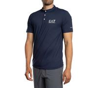 Ventus 7 Logo Buttoned T-Shirt Navy Blue S