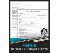 Venue Rental Contract Forms: 50 Event Space Booking Agreement Between Owner & Renter | Venue Rental Agreement Form Book