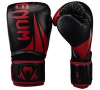 Venum Challenger 2.5 Boxing Gloves - Black/Red - 10-Ounce