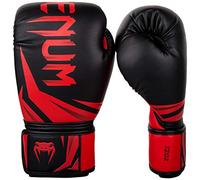 Venum, Challenger 3.0 Boxing Gloves, Unisex Adult, 14 Oz, Black/Red