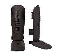 Venum, Challenger Kids Shin Guards, Unisex Kids, L, Black/Black