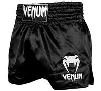 (32" (Medium)) Venum Classic Muay Thai Shorts Black/White