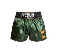 Venum, Classic Muay Thai Shorts, Men's, M, Green/Black/Gold