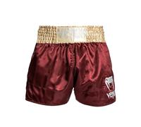 Venum, Classic Muay Thai Shorts, Men's, S, Burgundy/Gold/White