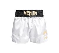 Venum, Classic Muay Thai Shorts, Men's, S, White/Gold/Black
