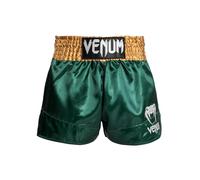 Venum, Classic Muay Thai Shorts, Men's, XL, Green/Gold/White