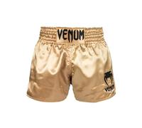 Venum Classic Shorts, Gold/Black, XXL Slim Taille Courte
