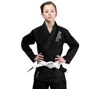 Venum, Contender Kids BJJ Gi (Free white belt included), Unisex Kids, C1, Black
