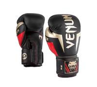 Venum, Elite Boxing Gloves, Unisex Adult, 10 Oz, Black/Gold/Red
