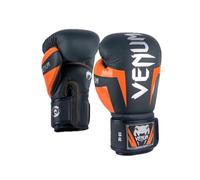 Venum, Elite Boxing Gloves, Unisex Adult, 10 Oz, Navy/Silver/Orange