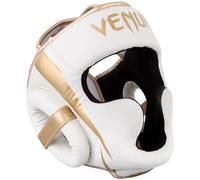 Venum, Elite Boxing Headgear, Men's, One Size, White/Gold