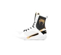 Venum, Elite Boxing Shoes, Men's, 42.5, White/Black/Gold