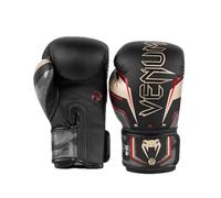 Venum, Elite Evo Boxing Gloves, Unisex Adult, 14 Oz, Black/Gold/Red