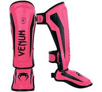 Venum, Elite Shin Guards Kids, Unisex Kids, L, Neo Pink