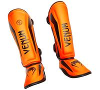 Venum, Elite Shin Guards Kids, Unisex Kids, S, Neo Orange