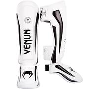 Venum, Elite Standup Shin Guards, Men's, L, White/Black