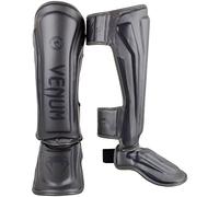 Venum Unisex Elite Standup Shinguards, Grey/Grey, Medium