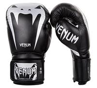 Venum Unisex Adult Giant 3.0 Boxing Gloves Muay thai, Kick Boxing, Black/Silver, 12 oz