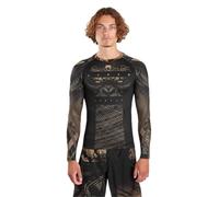 Venum, Gorilla Jungle Rashguard Long Sleeves, Men's, M, Black/Sand