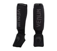 Venum Kontact Elasticated Shin Guards & Instep - Black/Black (One Size) 8714