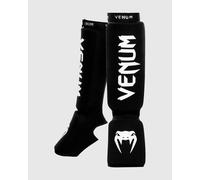 Venum Kontact Fight Shin Guards pure black white - XS