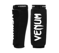 Venum, Kontact Shin Guards, Men's, One Size, Black/White