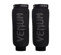 Venum Kontact Shinguards - without Foot - Black/Black, One Size