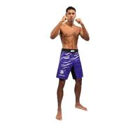 Venum Men's Authentic UFC Fusion Night Fight Short-Long Fit, Purple, Medium