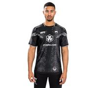 Venum Mens UFC Adrenaline by Venum Authentic Fight Night Men's Walkout Jersey, Black, 3XL