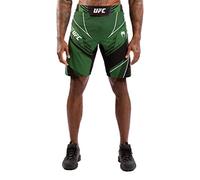 Venum Men's UFC Authentic Fight Night Shorts-Long Fit, Green, X-Large