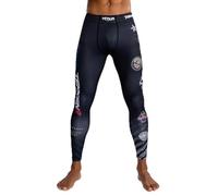 Venum Men's X Tekken 8-Paul Phoenix Spats Compression Pants, Black/Blue, Medium