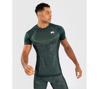 Venum Technical 3.0 Short Sleeve Rashguard - Forest Green - XL
