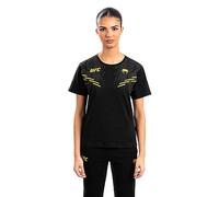 Venum, UFC Adrenaline Replica Women’s Short-Sleeve T-Shirt, Women's, XS, Black/Gold