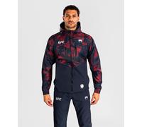 Venum UFC Zenith Fight Week Hooded Jacket Navy Blue Red - S