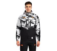 Venum UFC Zenith Men's Black/White/Orange Authentic Fight Week Zip Hoodie - XL