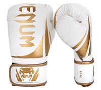 Venum Unisex Adult Challenger 2.0 Boxing Gloves, White/Gold, 16 oz
