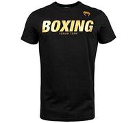 Venum Womens Boxing Vt T-Shirts, Black/Gold, S EU