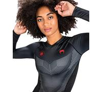 Venum Women's Phantom Compression T-Shirt-Long Sleeve, Black/Red, Small