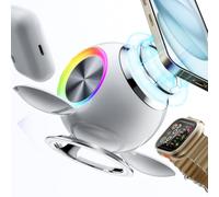 Venus 3 in 1 Mag-Safe Charger Stand, PEXXUS Magnetic Wireless Charging Station Apple MagSafe Charger (30W) Compatible for iPhone 12-16 Pro Max, Apple Watch Series, AirPods for Men