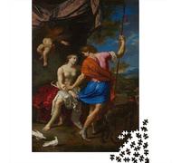 Venus And Adonis 1650 1000-Piece Puzzle for Adults, 70x50cm/1000pcs; A Practical Gift for Quiet Leisure Time; Low-dust White Cardboard Pieces