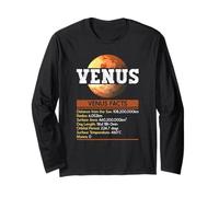Venus Facts - Venus Planet Space Lover Long Sleeve T-Shirt