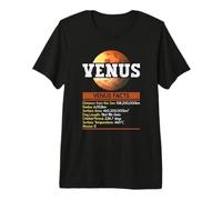 Venus Facts - Venus Planet Space Lover Premium T-Shirt