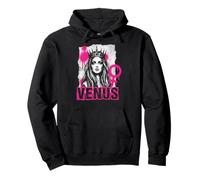 Venus Feminist Graffiti Crowned Goddess Power Pullover Hoodie