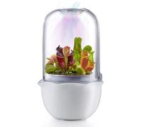 Venus Fly Trap Terrarium Pot with Timer Grow Light&Fan,Plant Terrarium kit for Moss&Cactus,Smart Planter for Carnivorous Plants&Butterwort,Mother's Day Birthday Gifts for Women Garden Lover(no Plant)