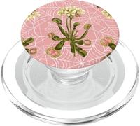 venus flytrap floral spider web PopSockets PopGrip for MagSafe