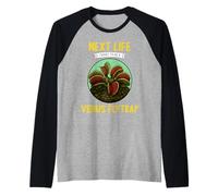 Venus Flytraps Next Life i Want to be a Venus Flytrap Raglan Baseball Tee