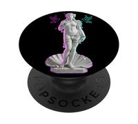 Venus Goddess Birds Shells Pearls Retro PopSockets Adhesive PopGrip