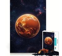 Venus Planet in Starry Space Jigsaw Puzzle 1000 Think Boost Game Tight Lock No Loose Pieces Interactive Brain Challenge for Home (38x26cm)