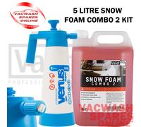 VENUS PRO 2LITRE SNOW FOAM PRESSURE PUMP SPRAYER + VALETPRO 5L SNOW FOAM COMBO 2