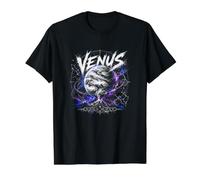 Venus Ra 10H 52M 22S Dec 08 08 28 Celestial Map Value Graphic T-Shirt, Men, Black, XL
